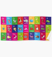 Animal Alphabet Poster