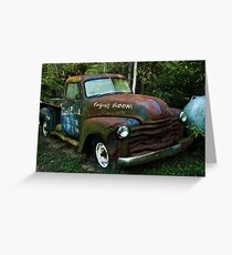 52 or 53 Chevy PU Greeting Card