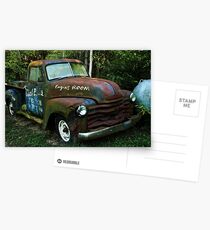 52 or 53 Chevy PU Postcards