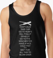 Keep Calm Shaun Men's Tank Top