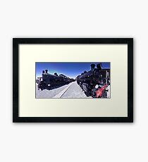 Steam Engines Pano Framed Print