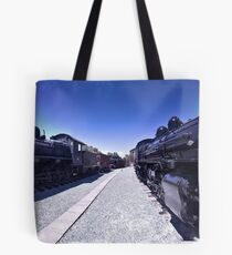 Steam Engines Pano Tote Bag