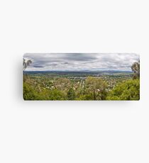 Tamworth from the Lookout Canvas Print