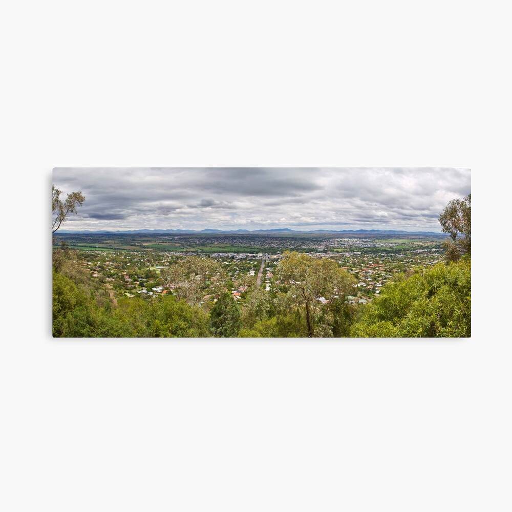 Tamworth from the Lookout Canvas Print
