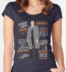 My "People Skills" Are "Rusty" Women's Fitted Scoop T-Shirt