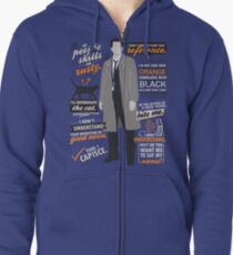 My "People Skills" Are "Rusty" Zipped Hoodie