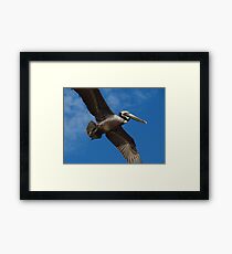 I'm Flying Like A Bird Through The Sky - Estoy Volando Como Un Pajaro En El Cielo Framed Print