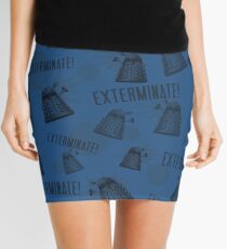 Daleks - Blue Mini Skirt
