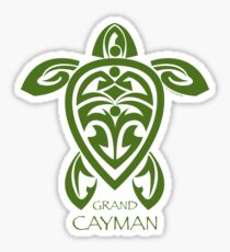 Grüne Stammesschildkröte / Grand Cayman Sticker