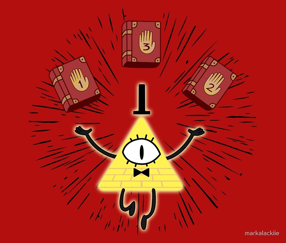 "Bill Cipher | Gravity Falls" by markalackiie | Redbubble