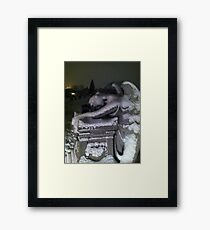 The Angel and The Phone Box 2 Framed Print