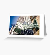 The Old Marshall Field's Building Greeting Card