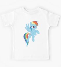 Rainbow Dash flying Kinder T-Shirt