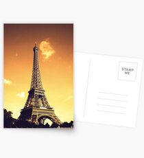 Eiffel Tower in Sepia Postcards