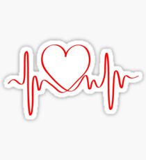 Ecg: Stickers | Redbubble