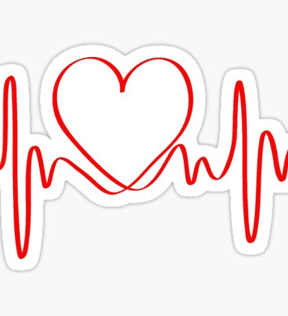 Ecg: Stickers | Redbubble