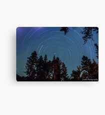 star trails Leinwanddruck