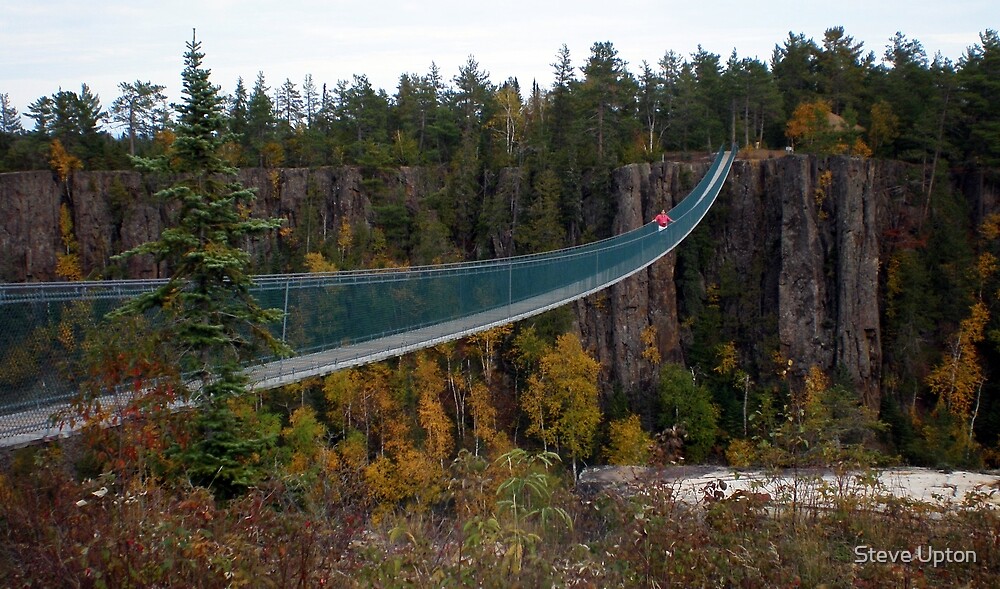 "Suspension Bridge at Eagle Canyon" by Steve Upton | Redbubble