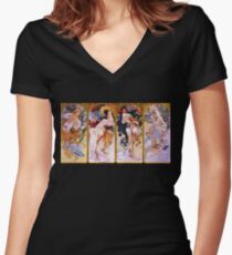Four Seasons Fitted V-Neck T-Shirt