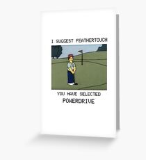 Lee Carvello's Putting Challenge Greeting Card