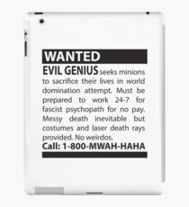Minions Wanted iPad Case/Skin