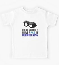 PH D in Horribleness A Kids Tee