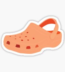 Orange Croc Sticker