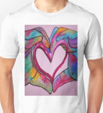 Universal Sign for Love - You Hold my Heart in Your Hand Unisex T-Shirt