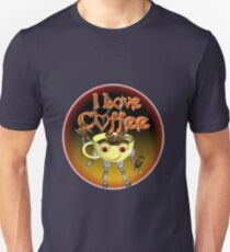 I love Coffee by Valxart Unisex T-Shirt