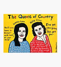 Queens of Country Folk Art Photographic Print