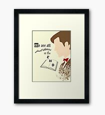 Eleventh Doctor Framed Print