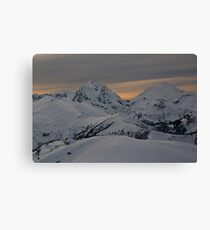 Copper Mountain Lookout with Mt Shuskan and Mt Baker Canvas Print