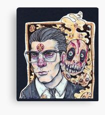 Bloody Face Canvas Print