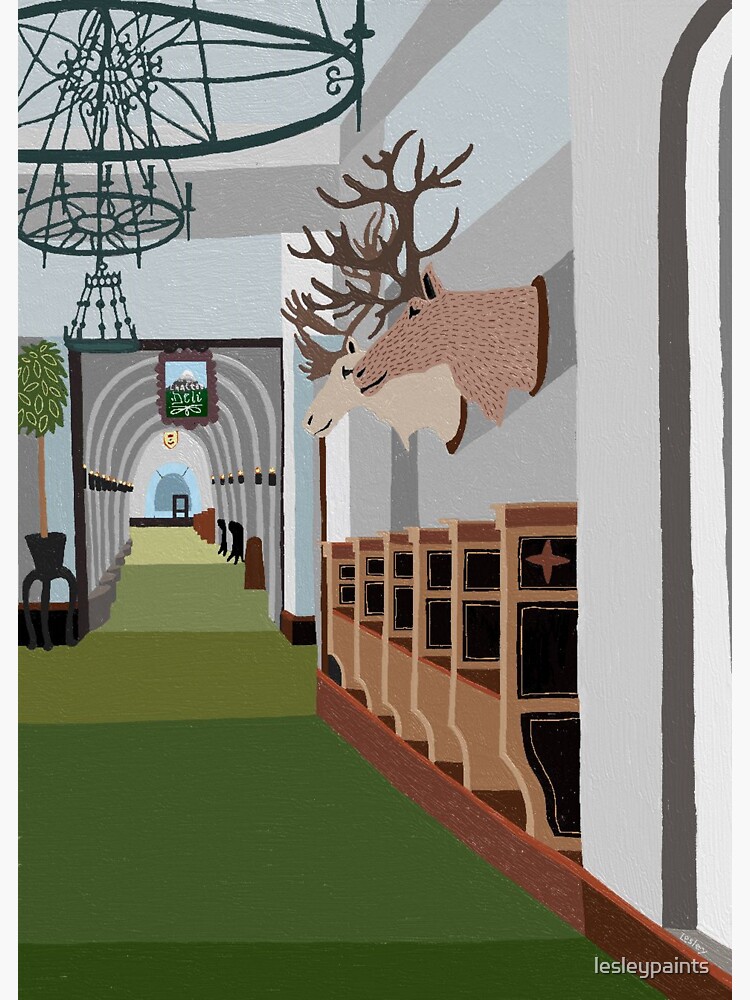 Chateau Lake Louise by lesleypaints
