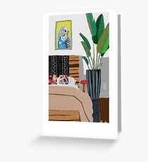 Budgie room Greeting Card