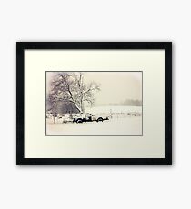 Snow Scene Framed Print