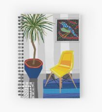 Yellow chair Spiral Notebook