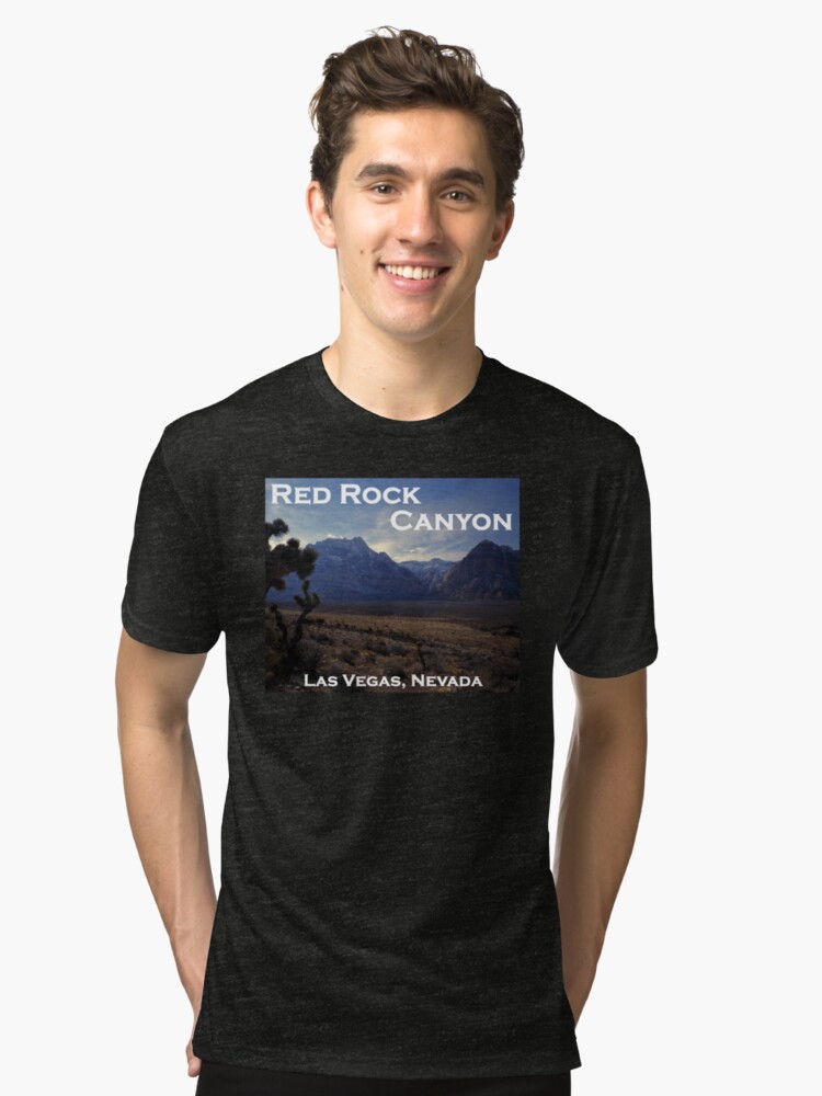 Alternate view of Red Rock Canyon National Conservation Area, Nevada Tri-blend T-Shirt