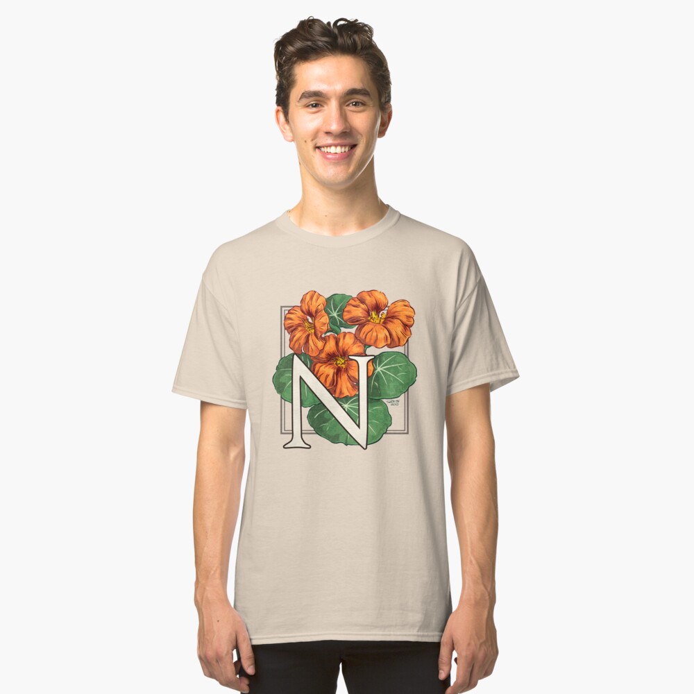 N is for Nasturtium Classic T-Shirt