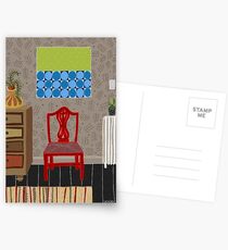 Red chair Postcards
