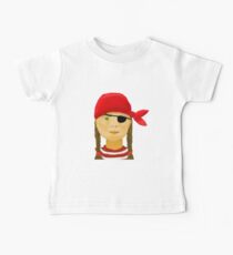 Little Pirate Girl Baby T-Shirt