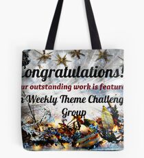 Feature Banner for Challenge - Weekly Theme Challenge Group Tote Bag