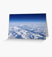 The Alps Grußkarte