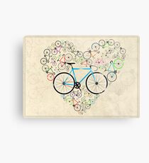 I Love My Bike Metal Print