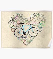 I Love My Bike Poster