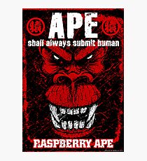 Raspberry Ape v2.0 Photographic Print