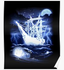 "High-Voltage Ghost Ship" Poster