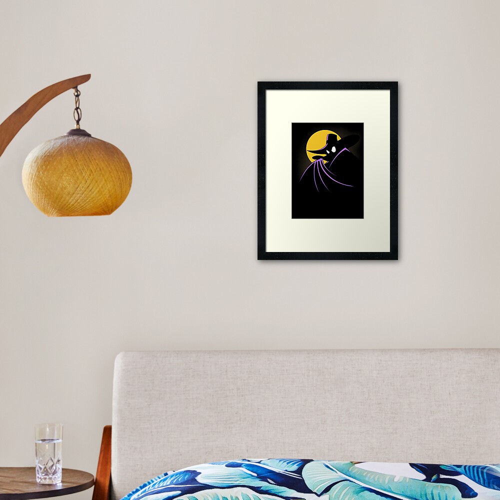 The Terror that Flaps in the Night Framed Art Print