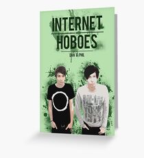 Dan & Phil - Green Greeting Card