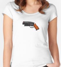 Blade Runner Gun Women's Fitted Scoop T-Shirt